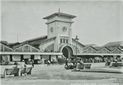 Hình ảnh yên bình của chợ Bến Thành hơn 90 năm trước