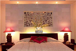 Cách sử dụng đèn thả trang trí, đèn tường kết hợp phòng ngủ để tình cảm “thăng hoa”.